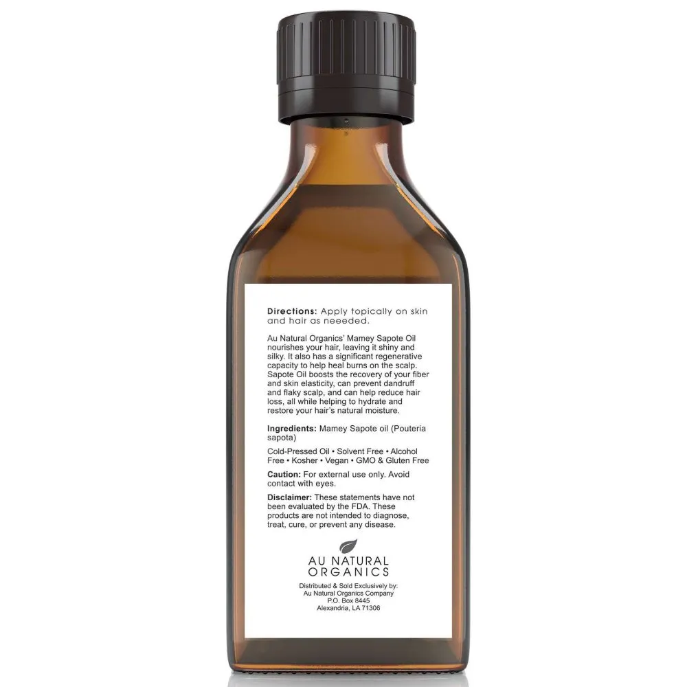 Mamey Sapote Oil: A Natural Remedy For Healthy, Hydrated Skin | 3.4Oz (100Ml)