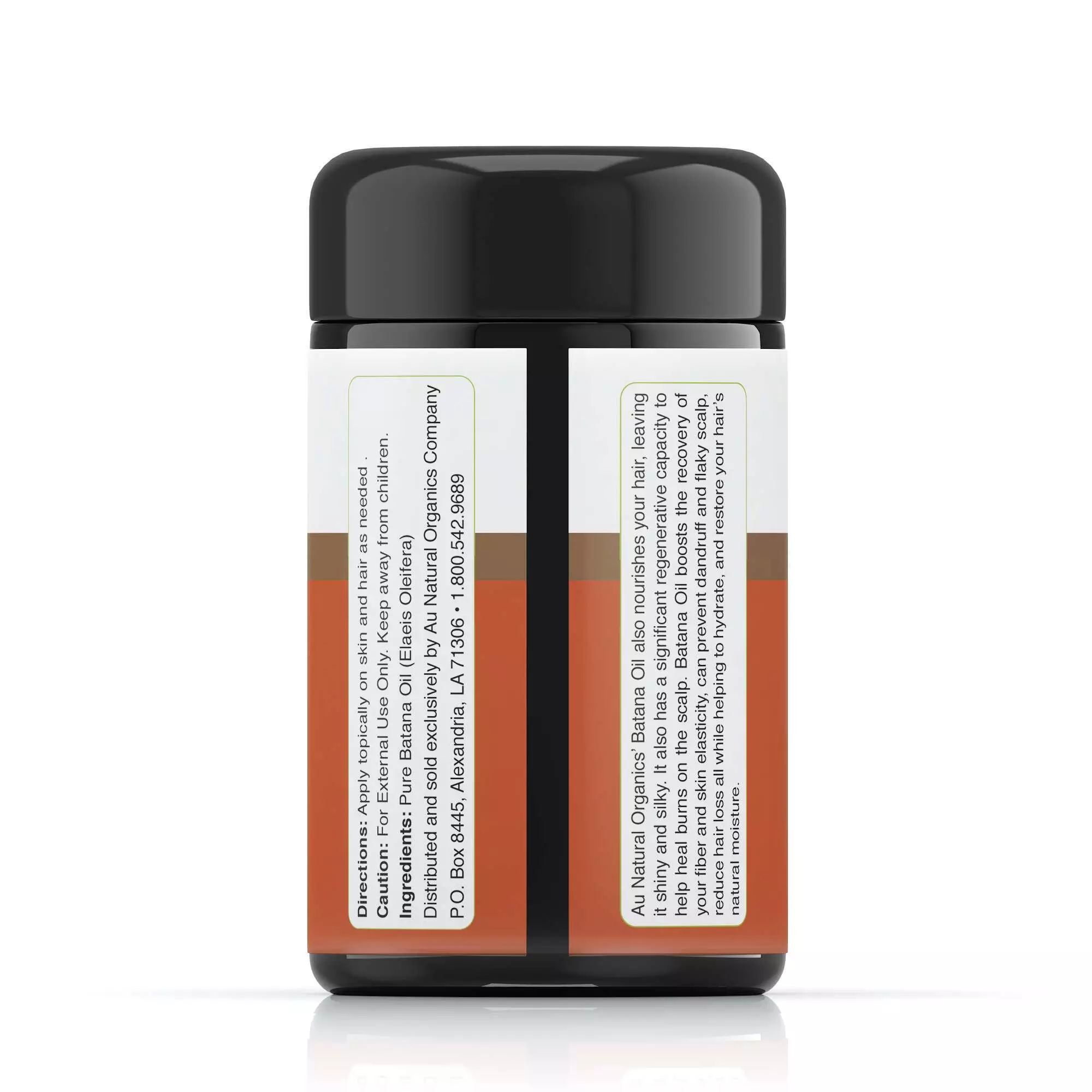 100% Raw Batana Oil: Best For Hair &Amp; Skin (6Oz) 2 Rear