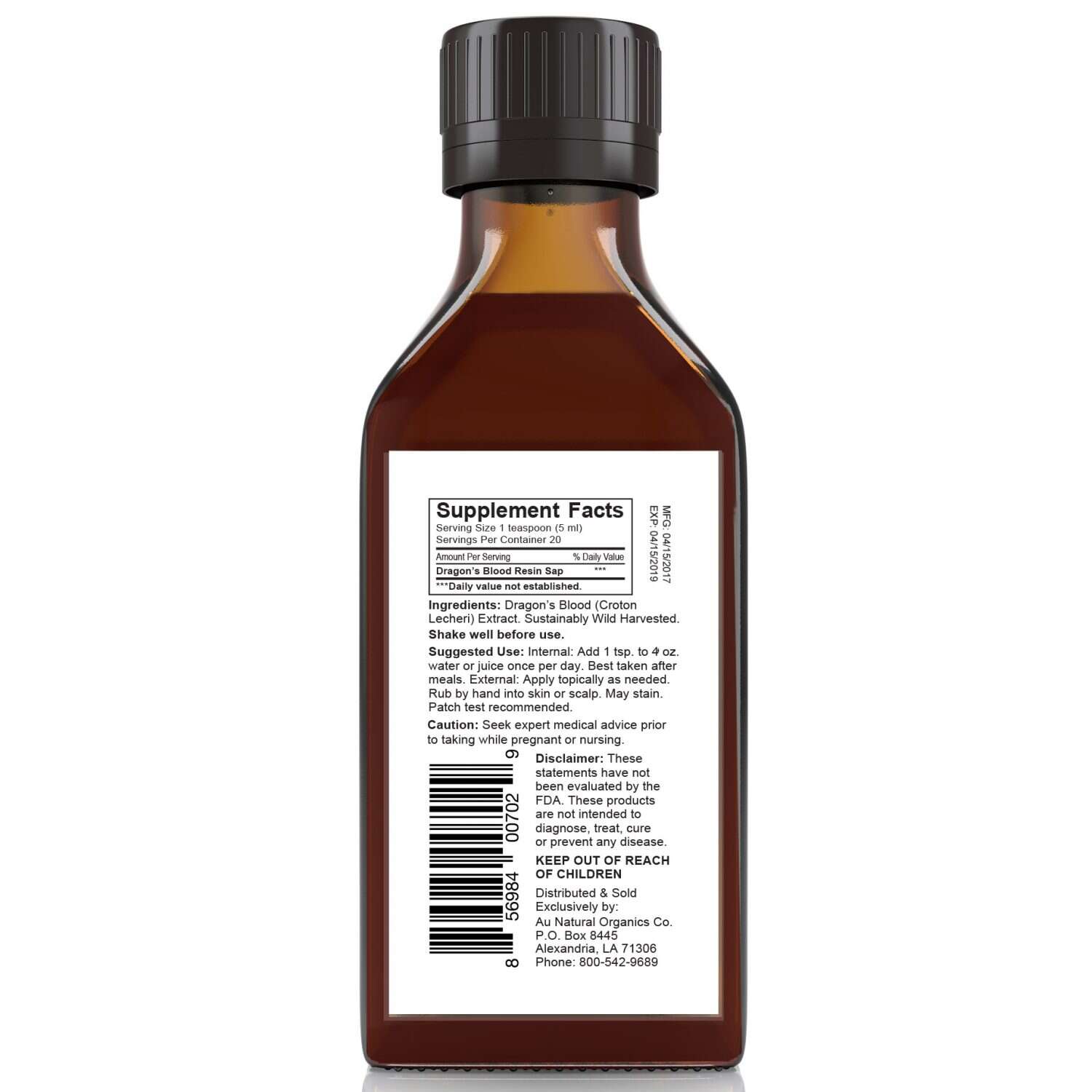 Stunning Organic Dragon'S Blood Extract 2 Dragonsblood_Back