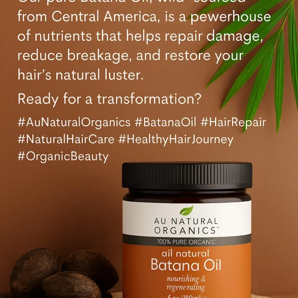 100% Raw Batana Oil: Best for Hair & Skin (6oz) - Image 3