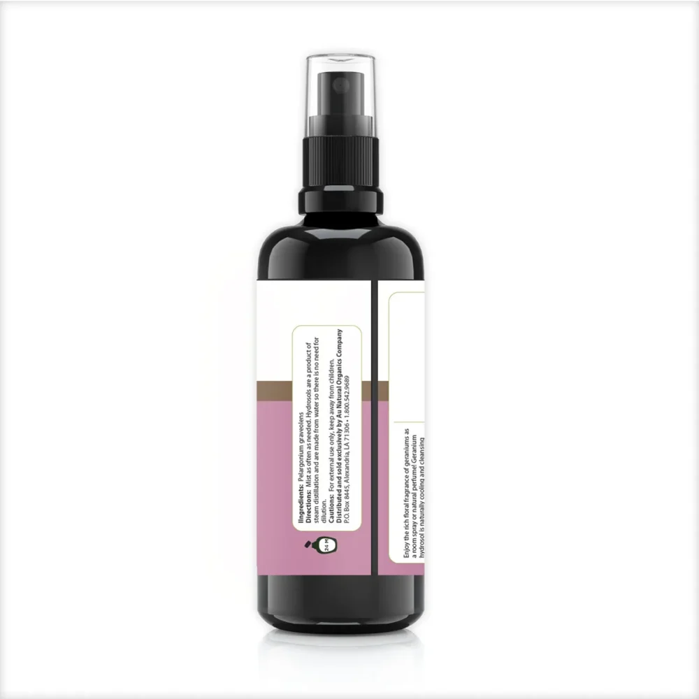 Organic Geranium Hydrosol - Balancing Skin Toner - Image 4