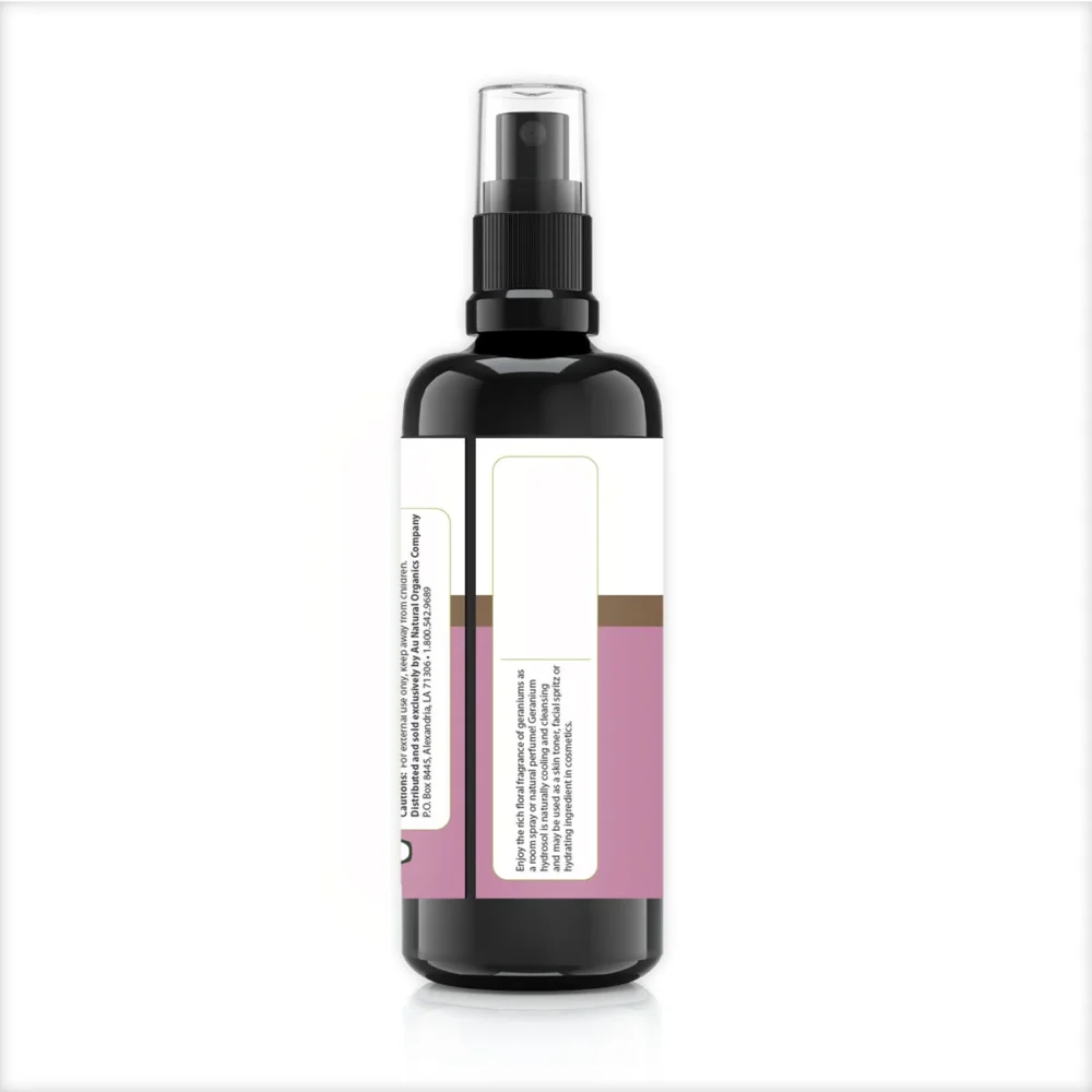 Organic Geranium Hydrosol - Balancing Skin Toner - Image 3