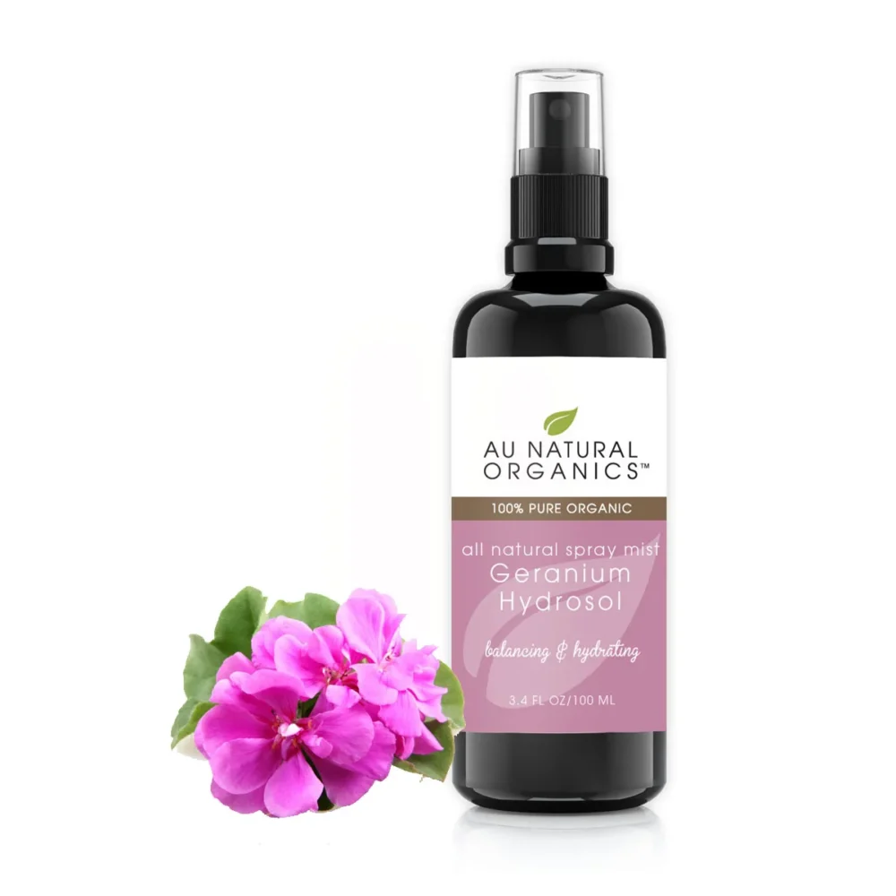 Organic Geranium Hydrosol - Balancing Skin Toner - Image 2