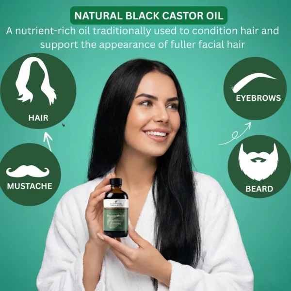 Traditionally Handmade Black Castor Oil – Raw Seed Boiled | South America - Image 3