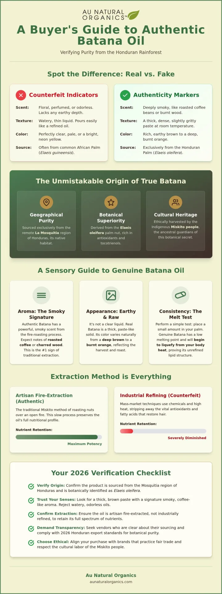 Real Batana Oil From Honduras: A Professional Guide To Authenticity
