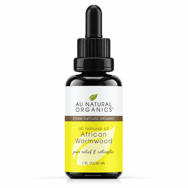 Au Natural Organics African Wormwood 30ml bottle on white