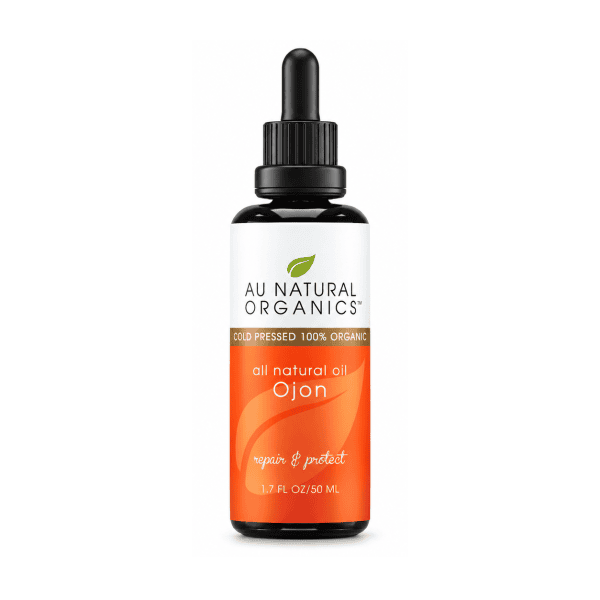 Ojon Oil 50ml dropper bottle by Au Natural Organics on white