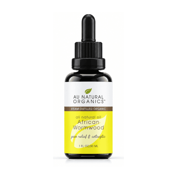 Au Natural Organics African Wormwood 30ml bottle on white