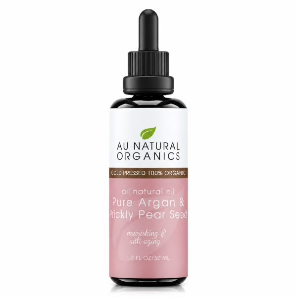 Au Natural Organics Argan Prickly Pear Oil 50ml bottle on white