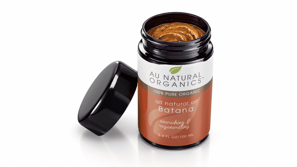 Au Natural Organics Pure Batana Oil, open, seen from above