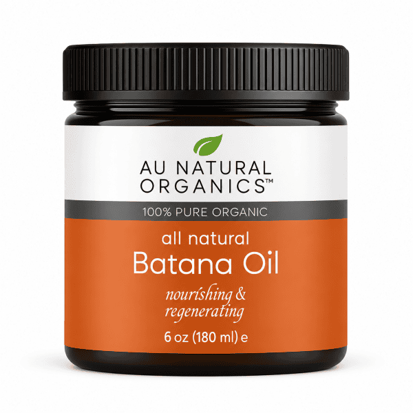 Batana Oil for Grey Hair: What It Can (and Can't) Do 2 Au Natural Organics Batana Oil 6oz 180ml jar on white