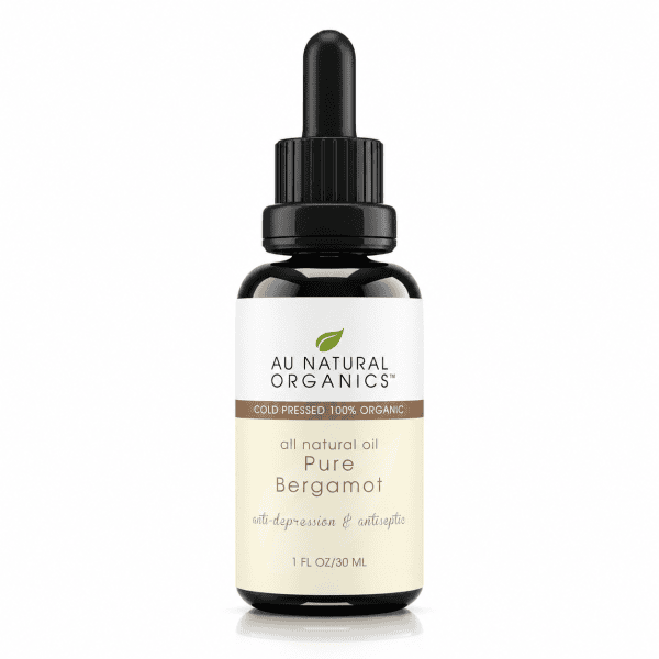 Au Natural Organics Bergamot Oil 30ml bottle on white