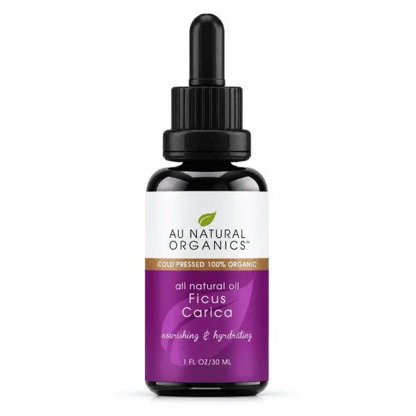 Ficus Carica Fig Seed Oil 30ml dropper bottle by Au Natural Organics on white