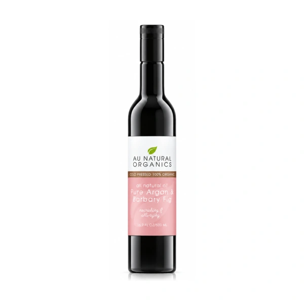 Au Natural Organics Argan Barbary Oil 500ml bottle on white
