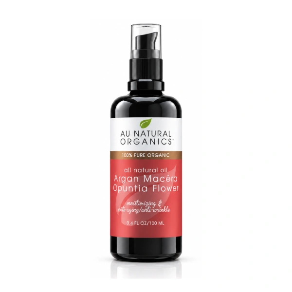 Au Natural Organics Argan Opuntia Macera Oil 100ml product on white