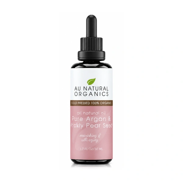 Au Natural Organics Argan Prickly Pear Oil 50ml bottle on white