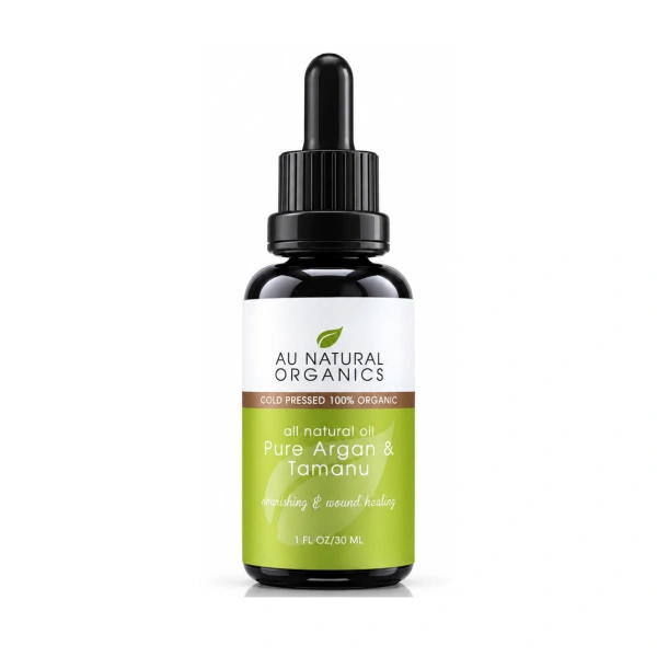 Au Natural Organics Argan and Tamanu Oil 30ml product on white