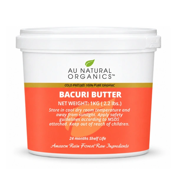 Au Natural Organics Bacuri Butter 1kg white tub on white