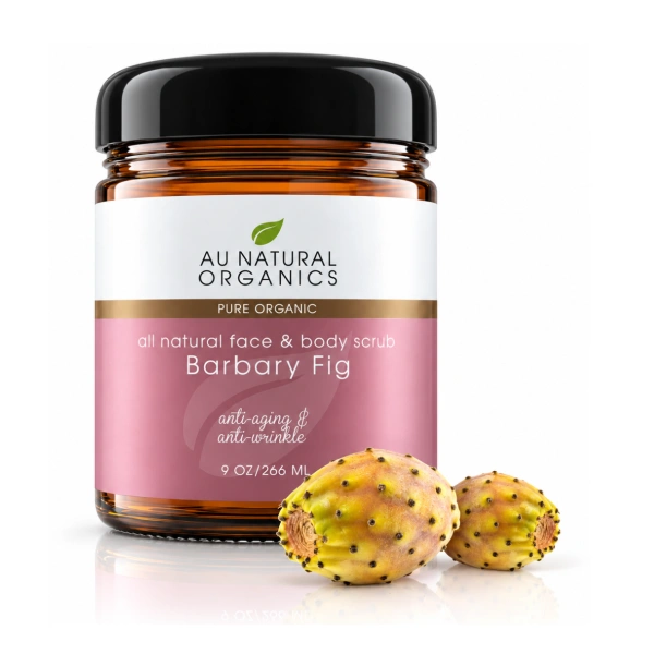 Au Natural Organics Barbary Fig Scrub 9oz product on white
