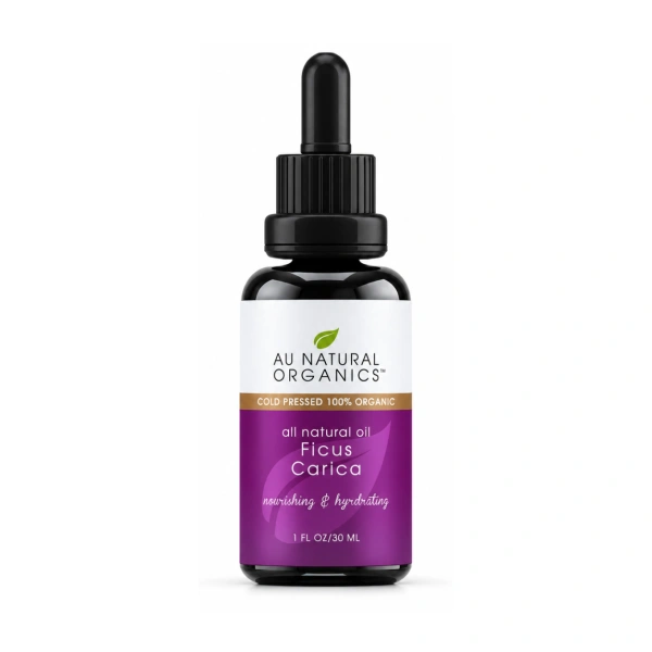 Ficus Carica Fig Seed Oil 30ml dropper bottle by Au Natural Organics on white