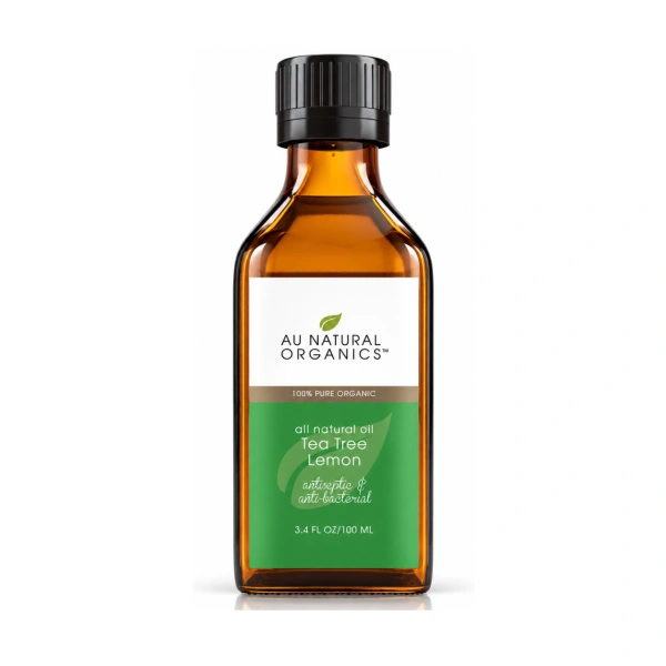 Au Natural Organics Lemon Tea Tree Oil 100ml product on white