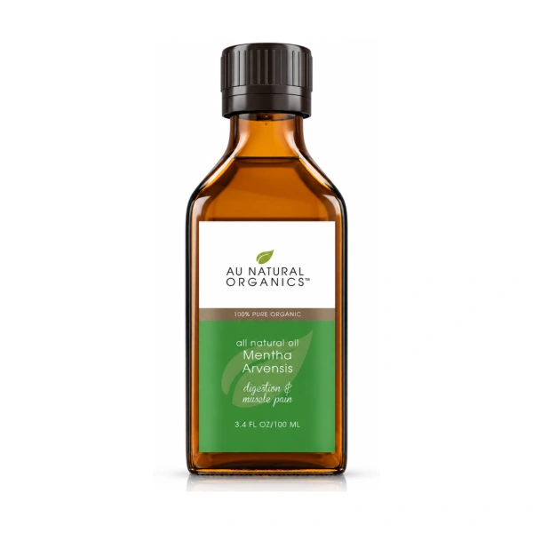 Au Natural Organics Mentha Arvensis Oil 100ml product on white
