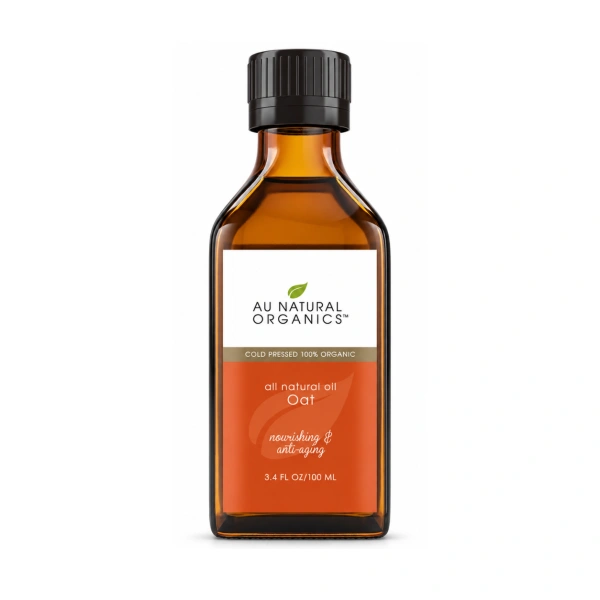 Oat Oil 100ml bottle by Au Natural Organics on white