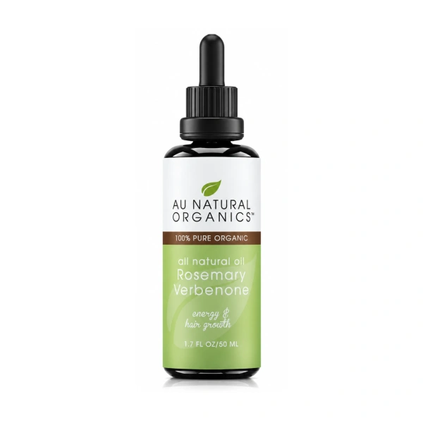 Au Natural Organics Rosemary Verbenone Oil 50ml bottle on white