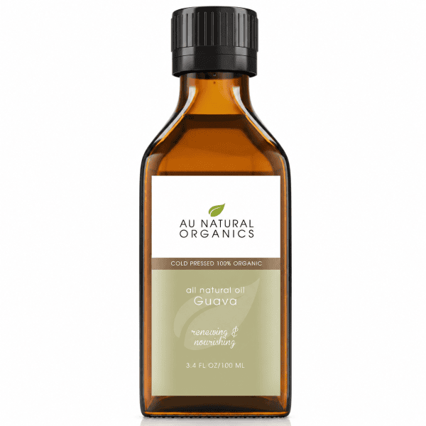 Au Natural Organics Guava Oil 100ml bottle on white
