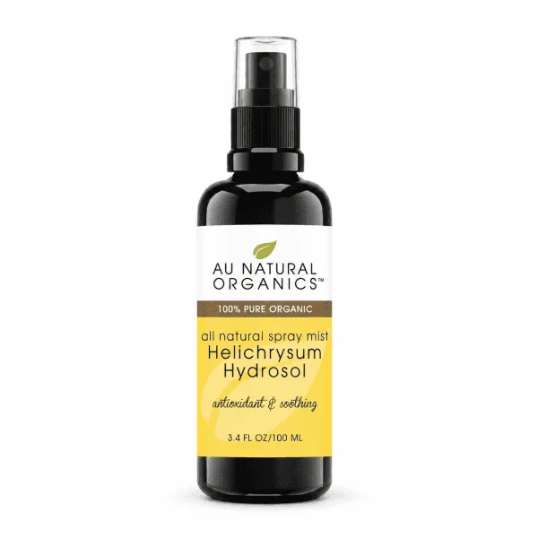 Au Natural Organics Helichrysum Hydrosol 100ml spray bottle on white