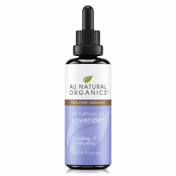 Au Natural Organics Lavender Oil 50ml bottle on white
