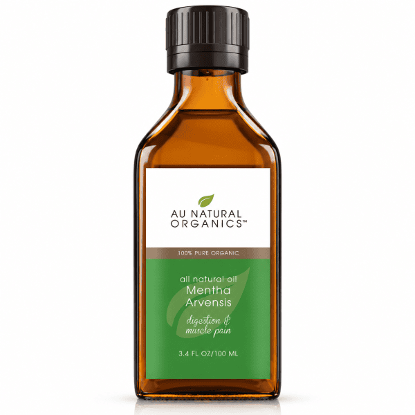 Au Natural Organics Mentha Arvensis Oil 100ml product on white