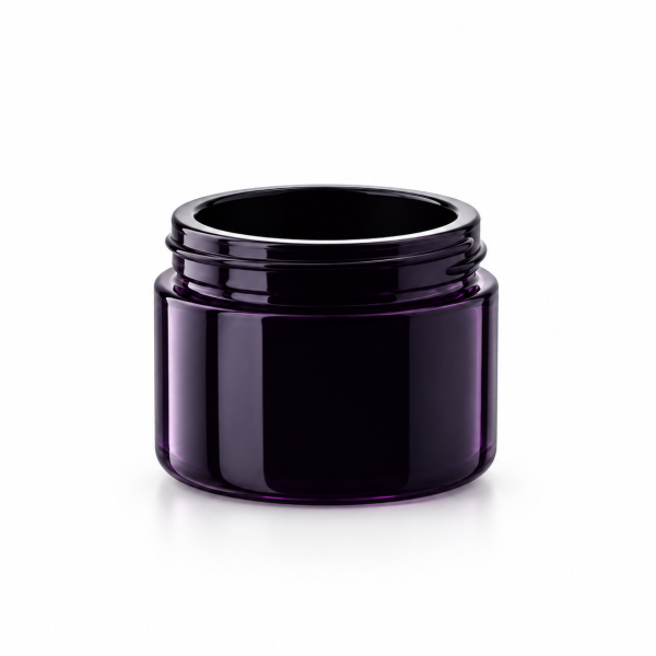 Au Natural Organics Cosmetic Jar (50 ml), open