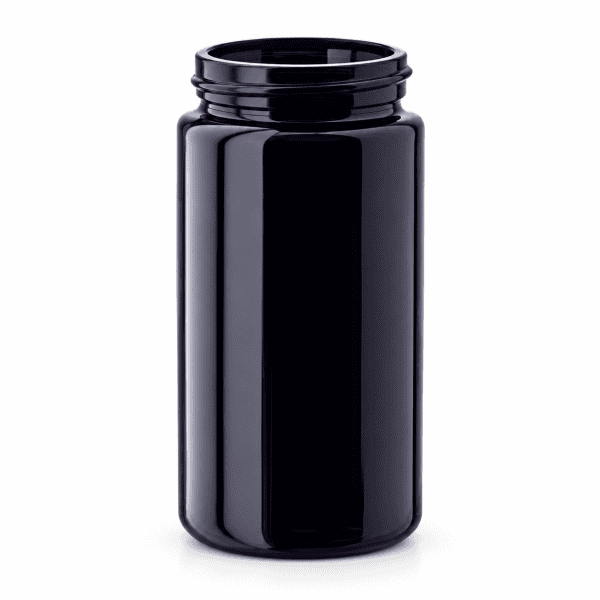 Au Natural Organics Wide Mouth Jar (1 Liter), open