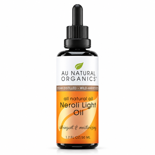 Au Natural Organics Neroli Light Oil 50ml bottle on white