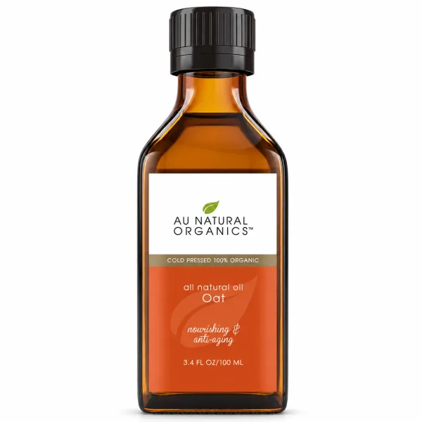 Oat Oil 100ml bottle by Au Natural Organics on white