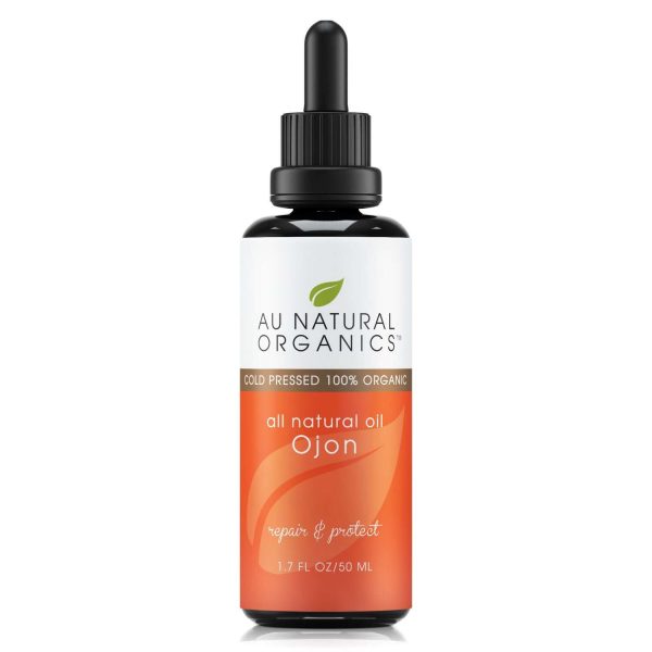Au Natural Organics Ojon oil in a 50 ml dropper bottle