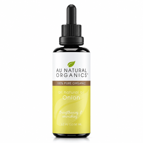 Au Natural Organics Onion Oil 50ml bottle on white