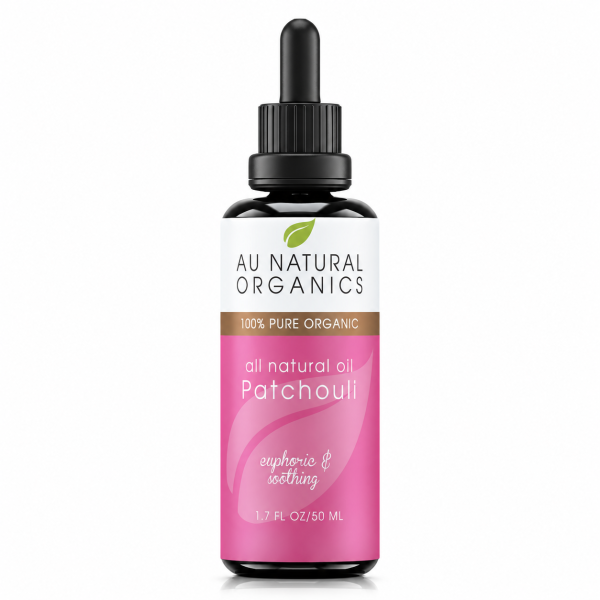Au Natural Organics Patchouli Oil 50ml bottle on white