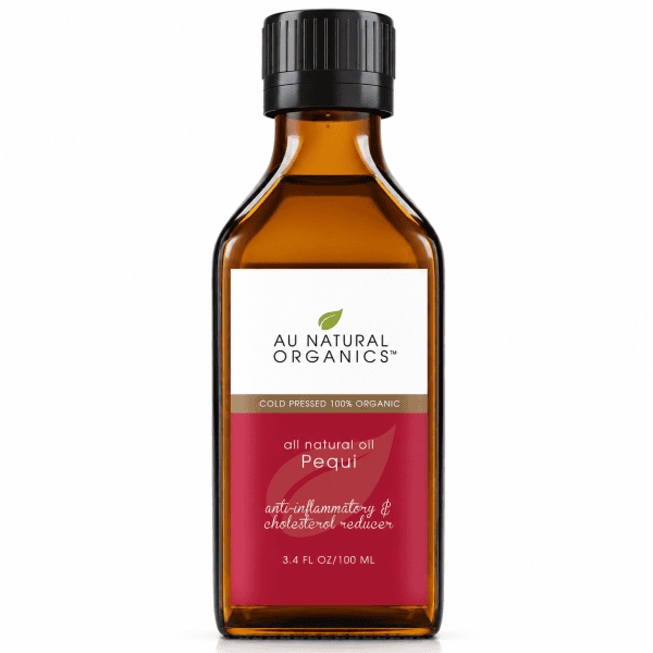 Au Natural Organics Pequi Oil 100ml bottle on white