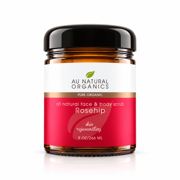 Au Natural Organics Rosehip Scrub 9oz product on white