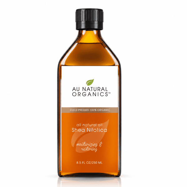 Au Natural Organics Shea Nilotica 250ml product on white