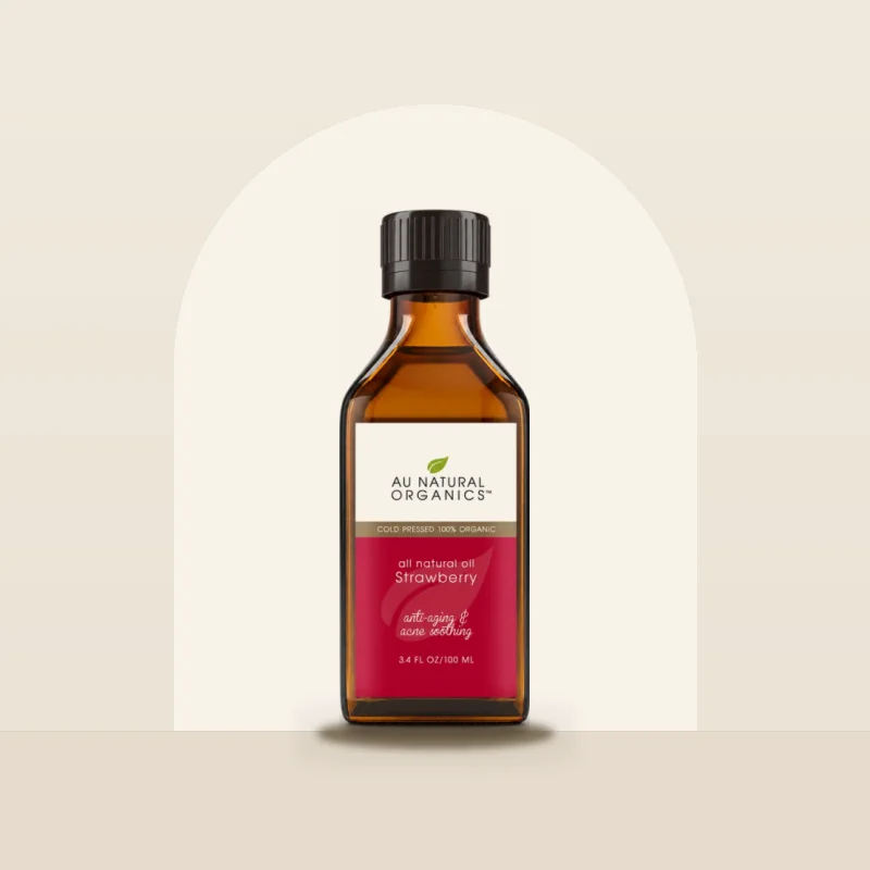 Au Natural Organics Strawberry Seed Oil 100ml bottle