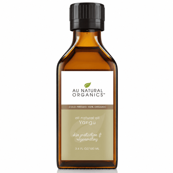 Au Natural Organics Yangu Oil 100ml bottle on white